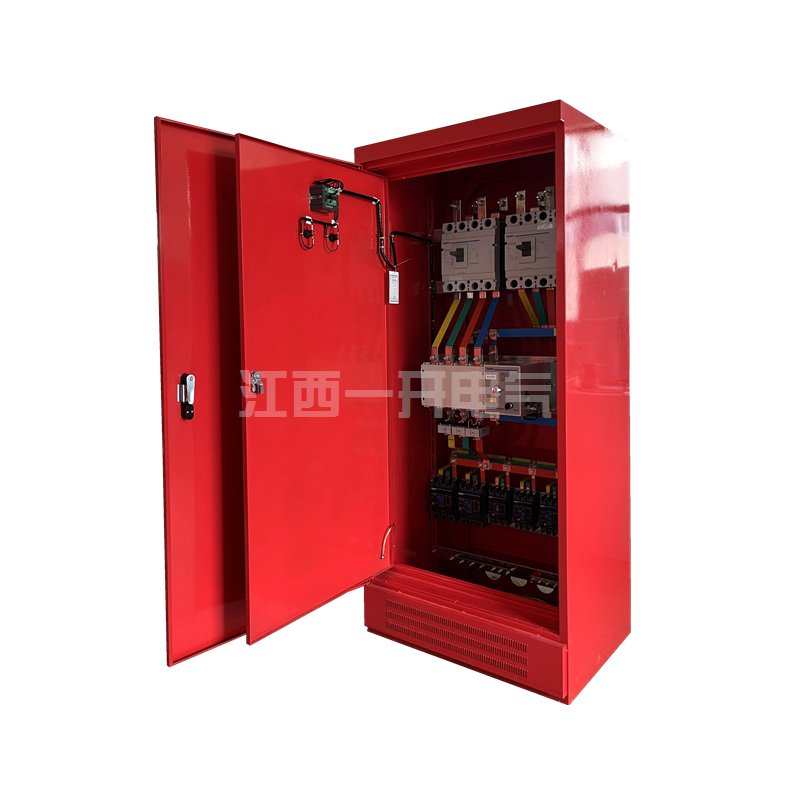 Low voltage dual power switch switch cabinet inside and outside double doors